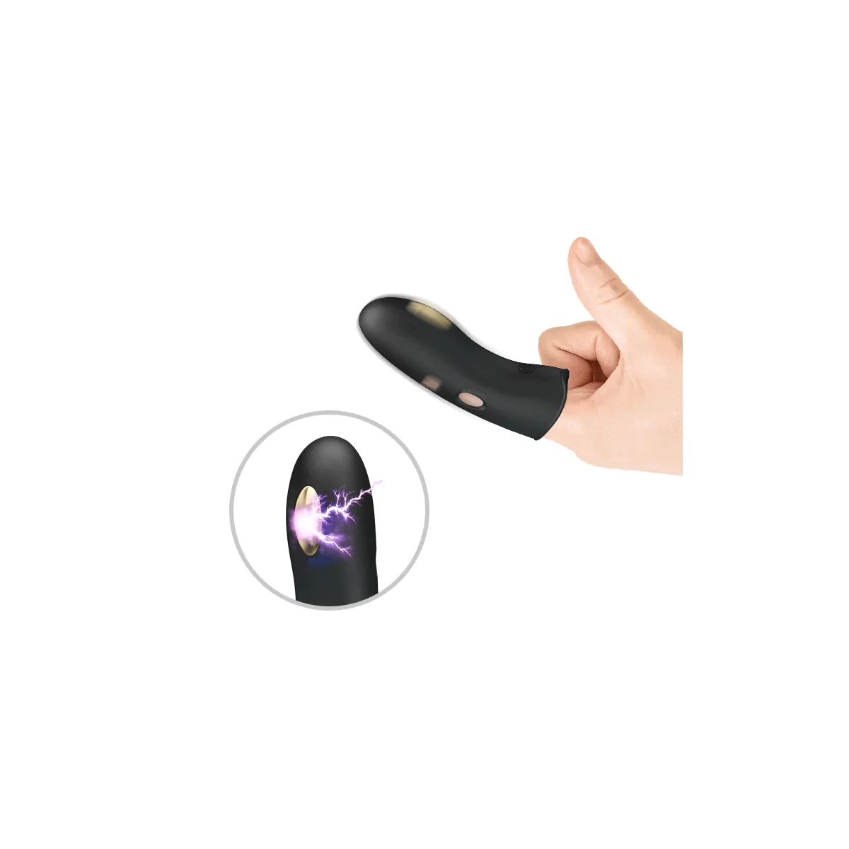 Vibratore da dito Shocky E-shock 10,5 cm