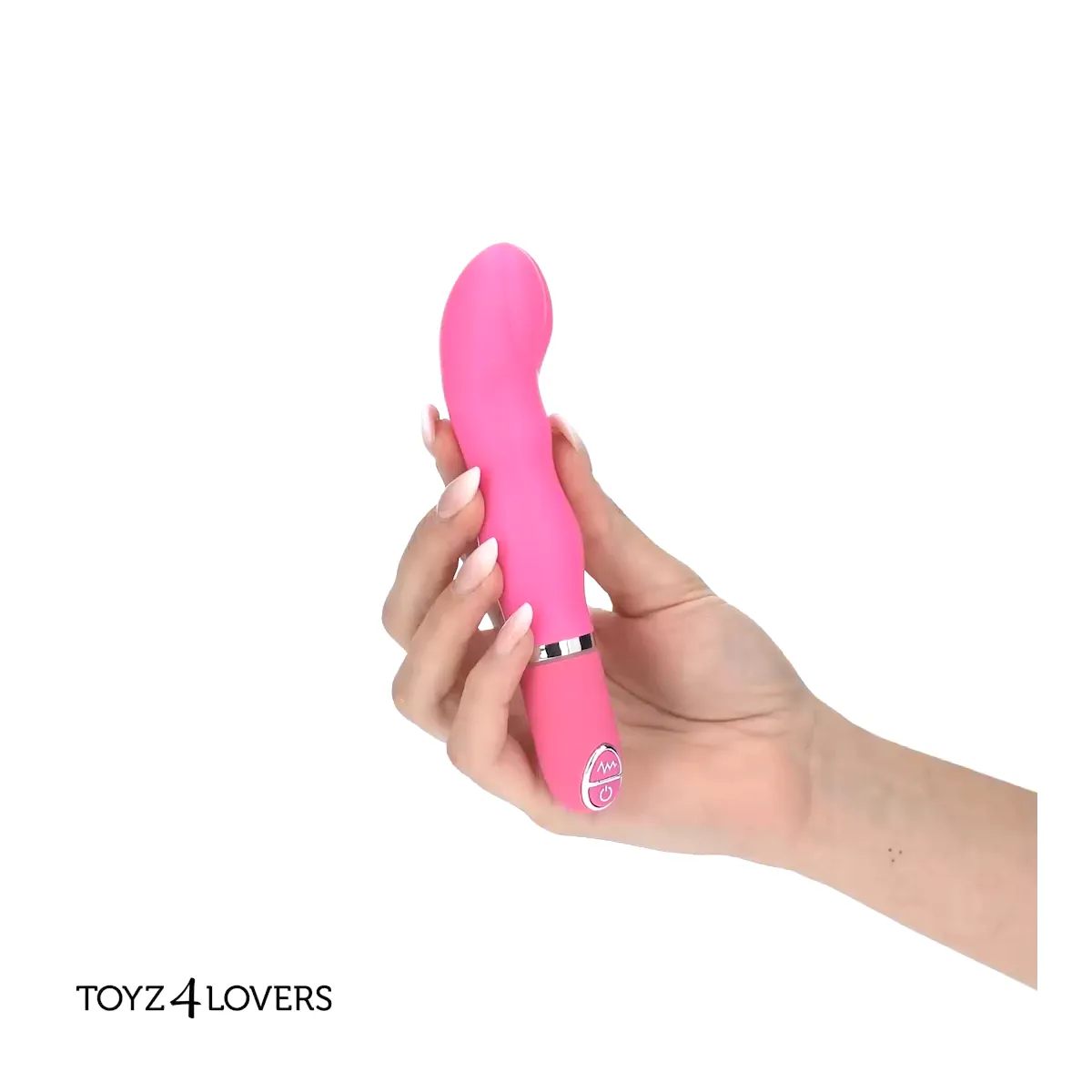 Vibratore Classico donna curvo fucsia 15,5 cm