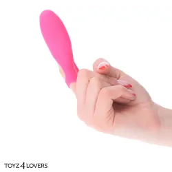 Mini Vibratore da dito Elys fucsia 9,6 cm