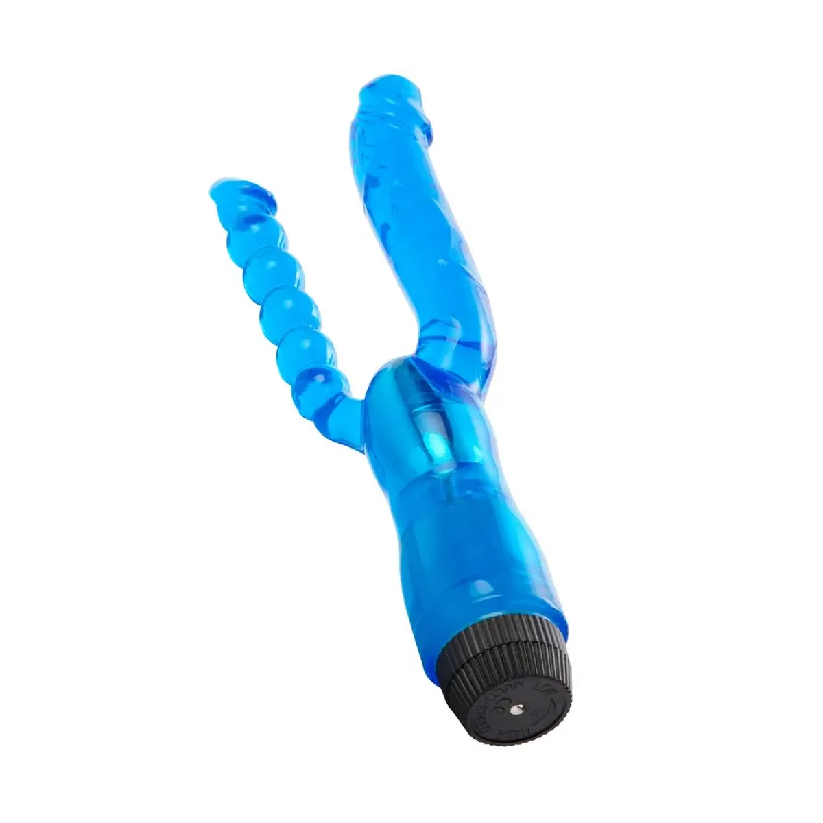 Vibratore doppio vaginale e anale 12,5 cm