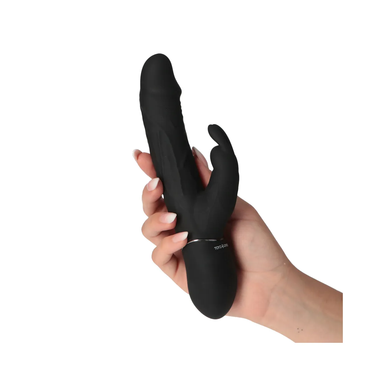 Vibratore Rabbit realistico in silicone 21 cm