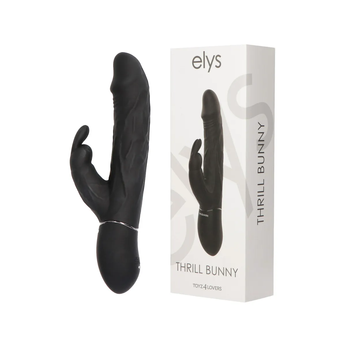 Vibratore Rabbit realistico in silicone 21 cm