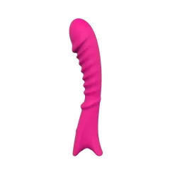 Vibratore vaginale Punto G con rilievi 20 cm
