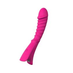 Vibratore vaginale Punto G con rilievi 20 cm