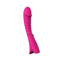 Vibratore vaginale Punto G con rilievi 20 cm