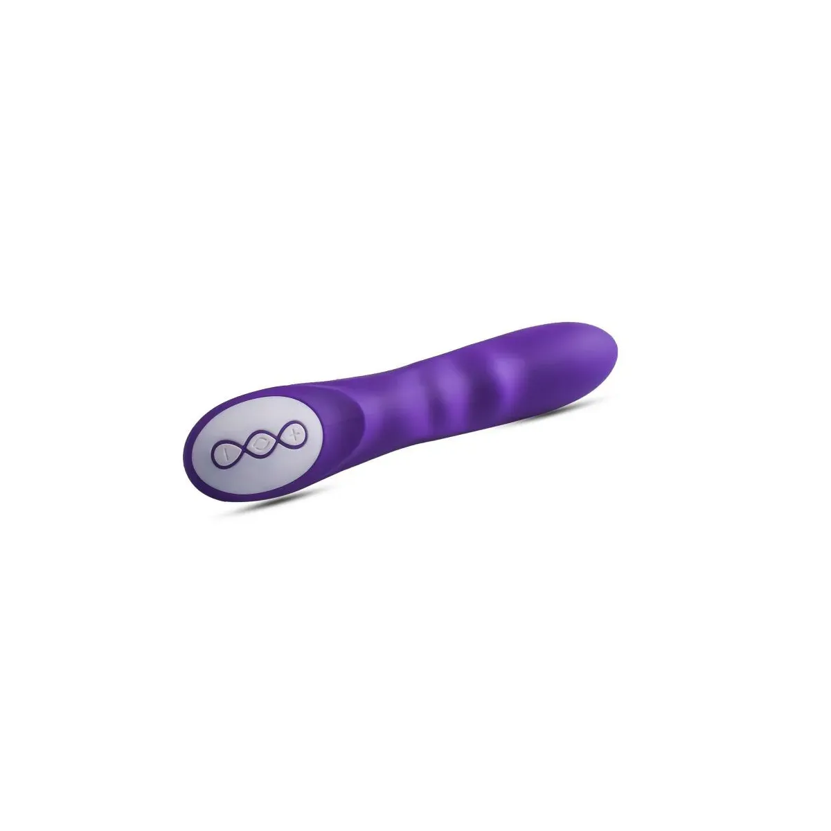 Vibratore per punto G in silicone viola 21 cm