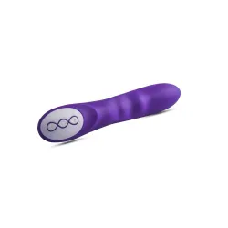 Vibratore per punto G in silicone viola 21 cm