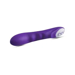 Vibratore per punto G in silicone viola 21 cm