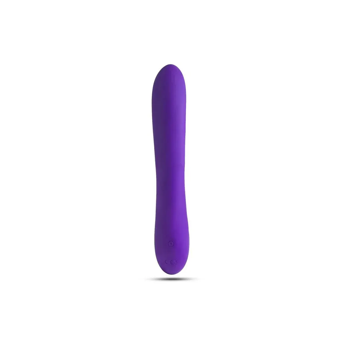Vibratore per punto G in silicone viola 21 cm