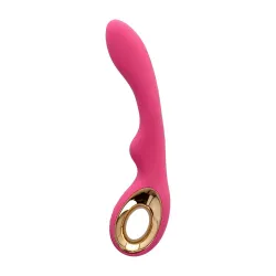 Vibratore vaginale punto G large fucsia 24 cm