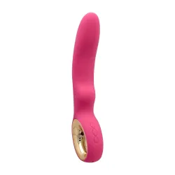 Vibratore vaginale punto G large fucsia 24 cm