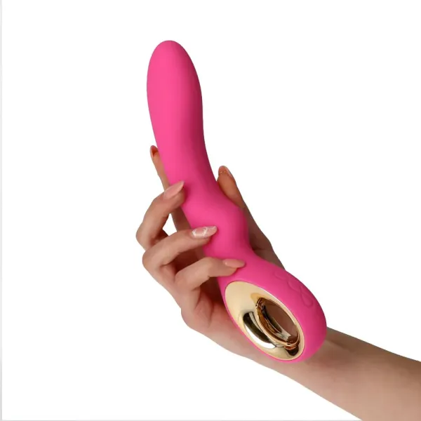 Vibratore vaginale punto G large fucsia 24 cm