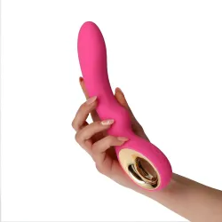 Vibratore vaginale punto G large fucsia 24 cm