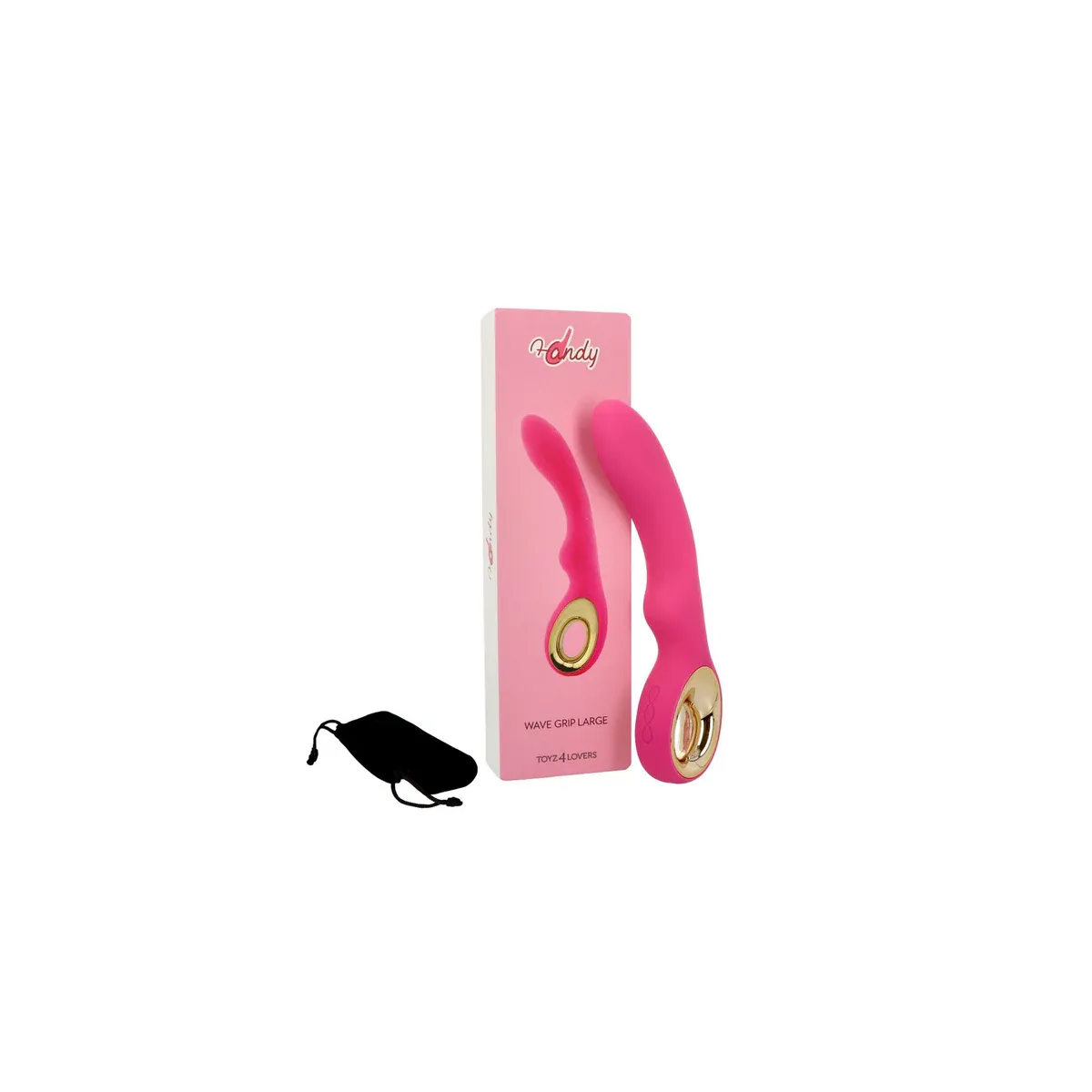 Vibratore vaginale punto G large fucsia 24 cm