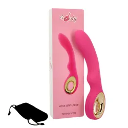 Vibratore vaginale punto G large fucsia 24 cm