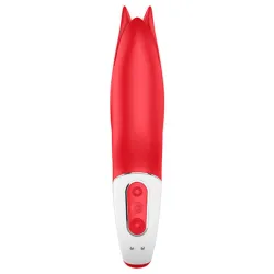 Vibratore vaginale Flower Power rosso 18,9 cm