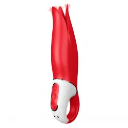 Vibratore vaginale Flower Power rosso 18,9 cm