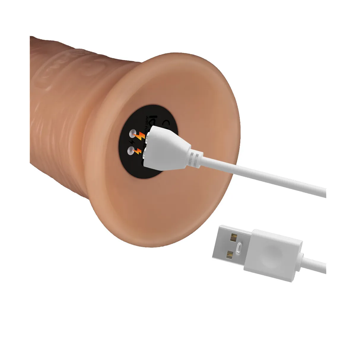 Vibratore dildo Realistico Powerbasics 18 cm