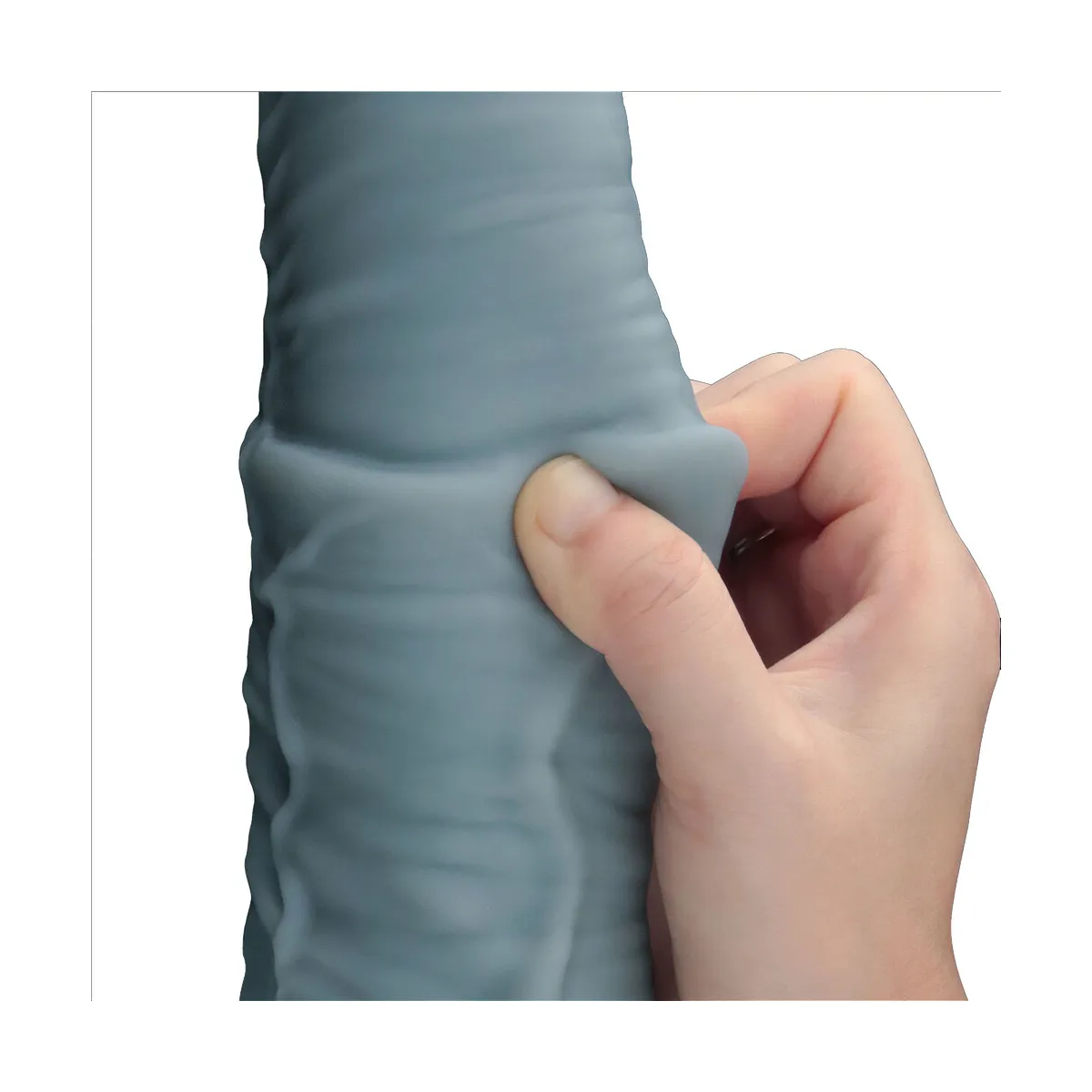 Vibratore Realistico skin a spinta 27,5 cm