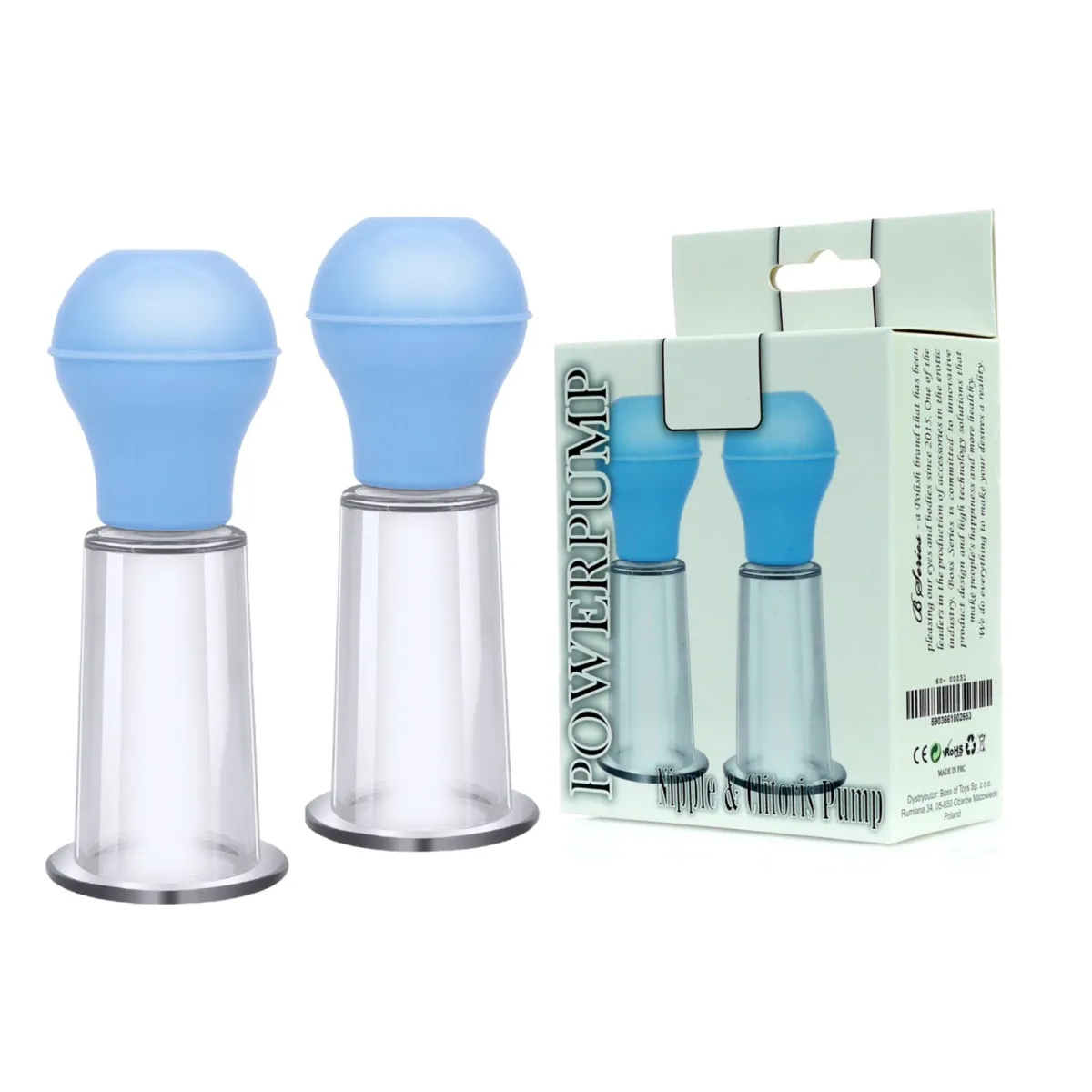 Pompette succhia capezzoli e clitoride 2 pz