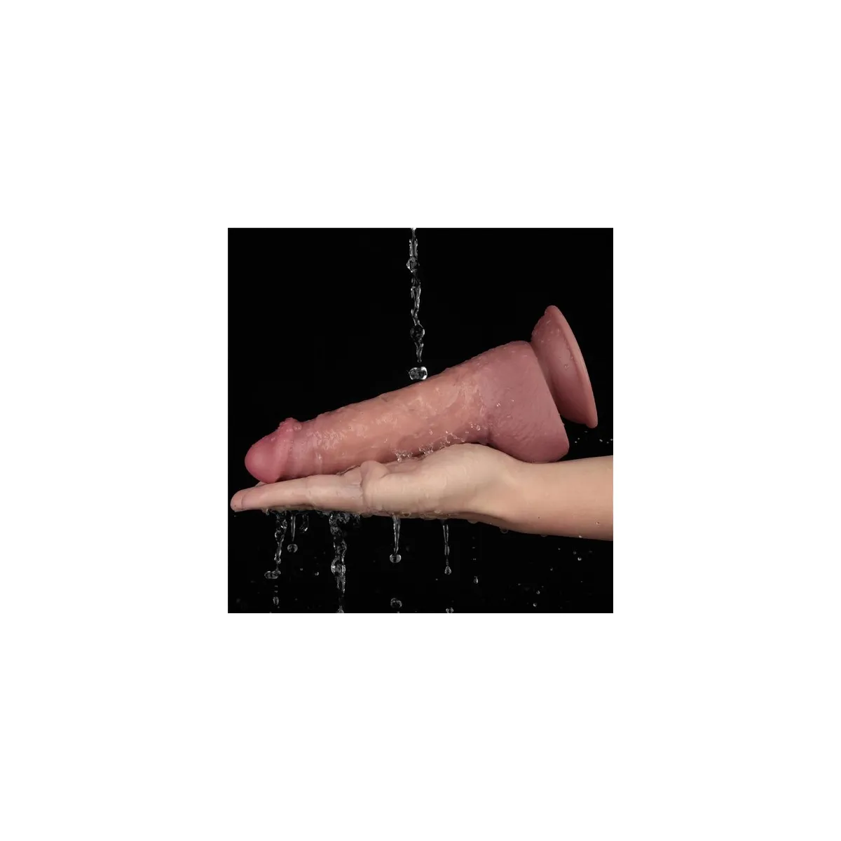 Vibratore Realistico dual density 21,5 cm