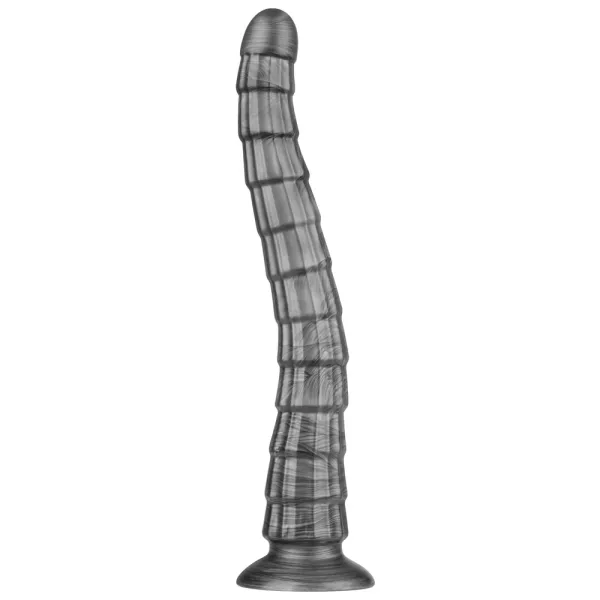Vibratore dildo XXL Snake con rilievi 36,8 cm