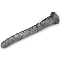 Vibratore dildo XXL Snake con rilievi 36,8 cm