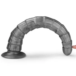 Vibratore dildo XXL Snake con rilievi 36,8 cm