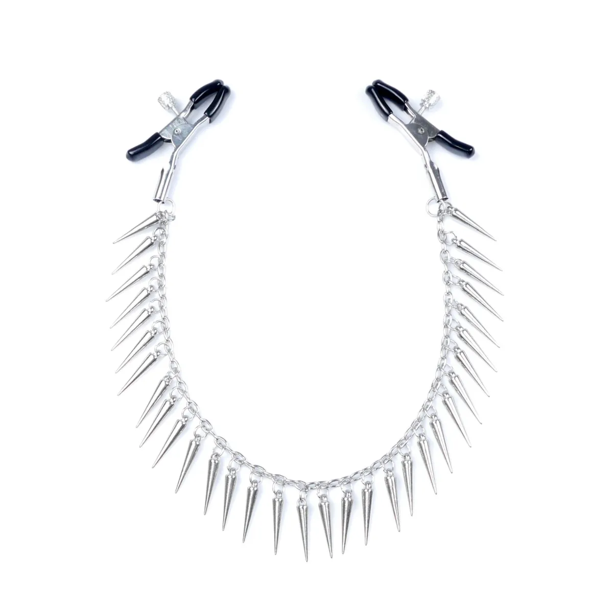 Pinze per Capezzoli con catena e spuntoni