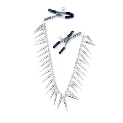 Pinze per Capezzoli con catena e spuntoni