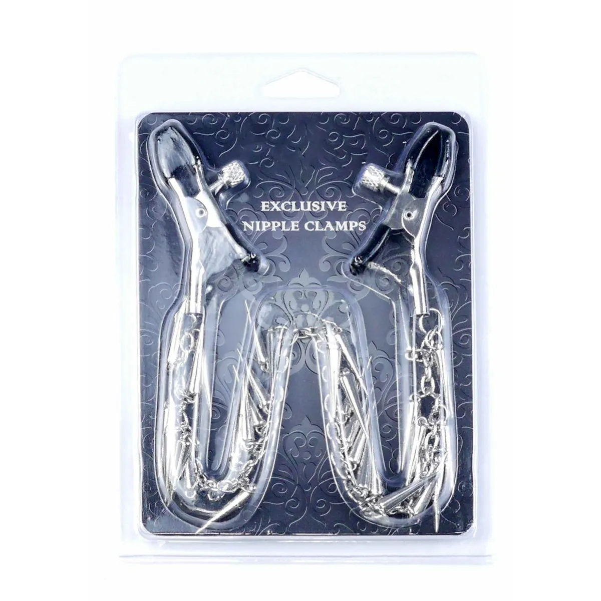 Pinze per Capezzoli con catena e spuntoni