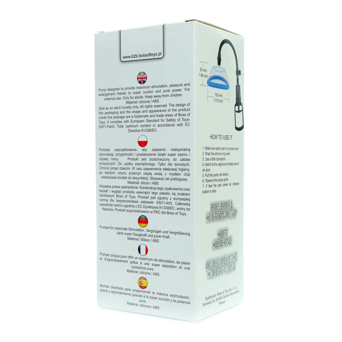 Pompa Vaginale succhia clitoride manuale