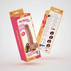 Vibratore Realistico a spinta e rotante 22 cm