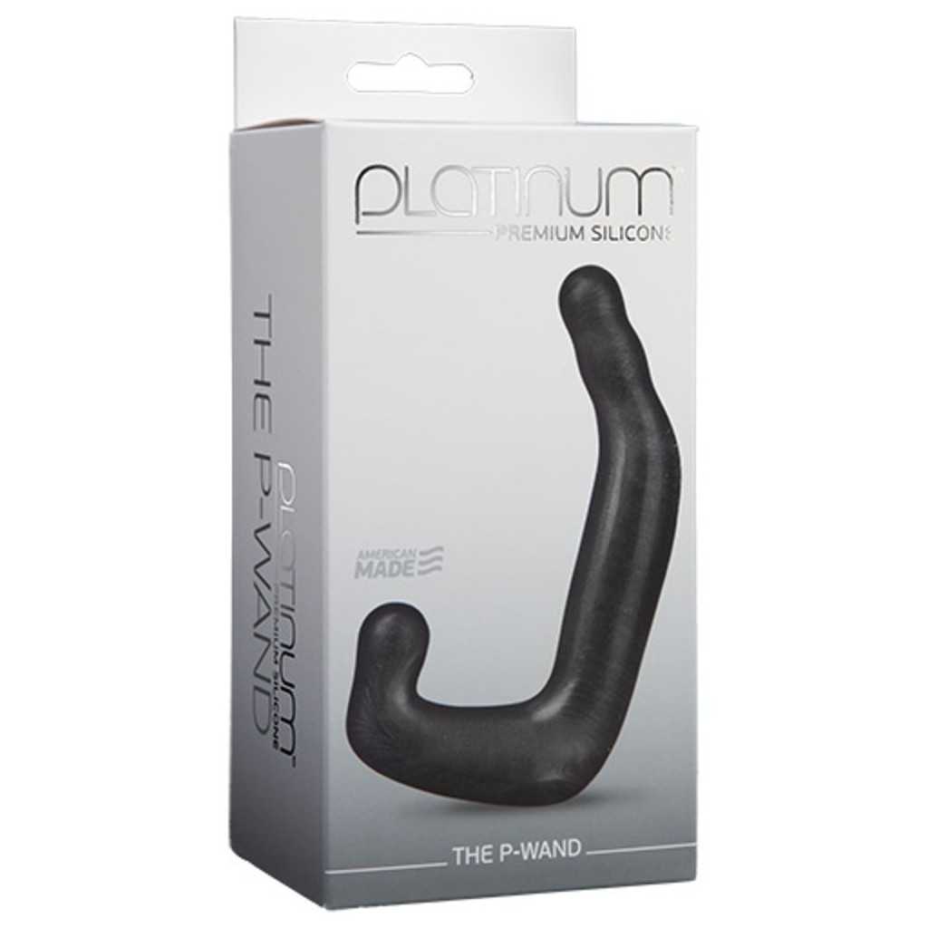 FALLO ANALE PLATINUM PREMIUM SILICONE THE P-WAND CHARCOAL