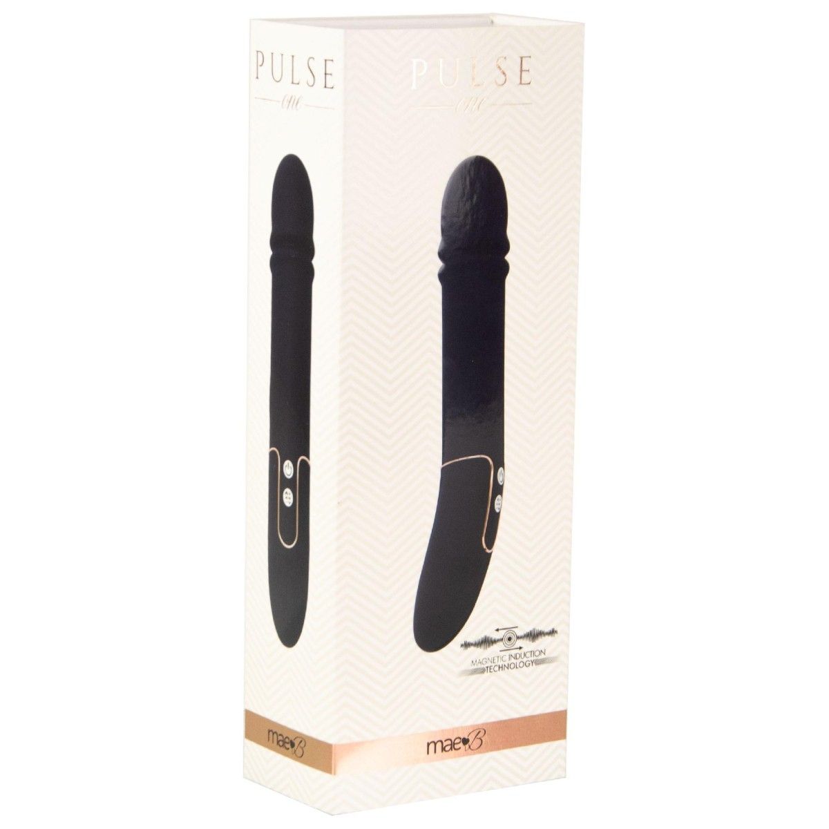 vibratore dildo nero in silicone realistico ricaricabile vaginale anale black PULSE ONE