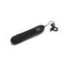 Vibratore a spinta nero in silicone Vibratore a spinta nero in silicone