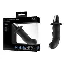 Vibratore per prostata punto P nero 13 cm