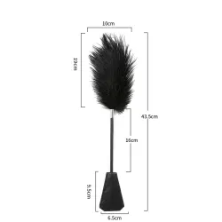 Frustino e solleticatore BDSM 2 in 1 da 43 cm