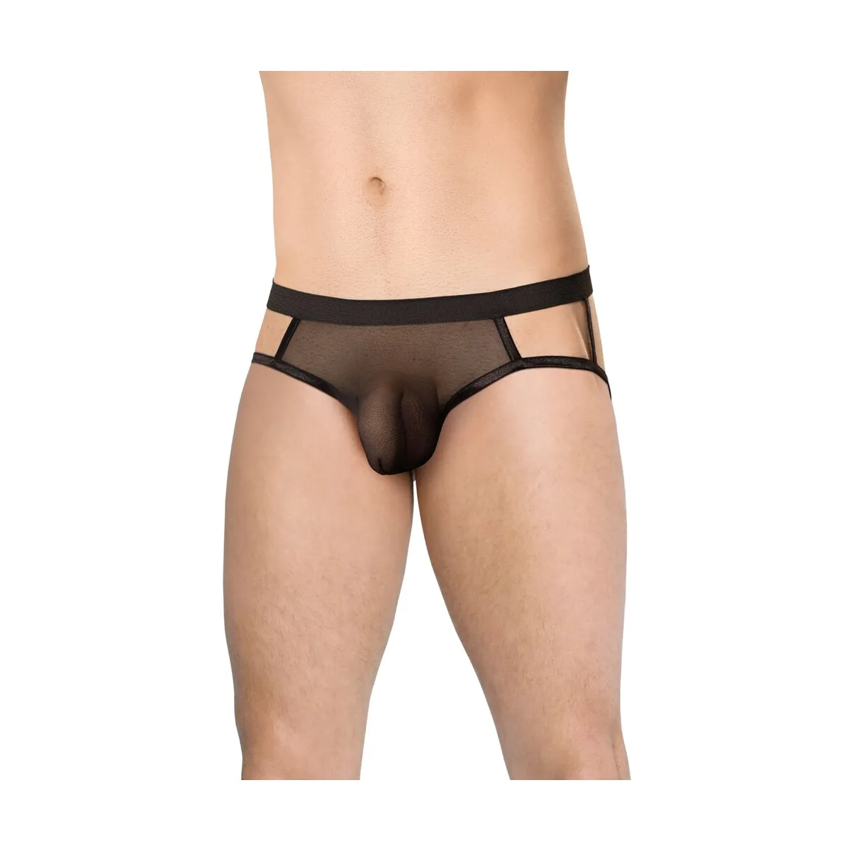 Slip sexy Uomo trasparente e aperto dietro