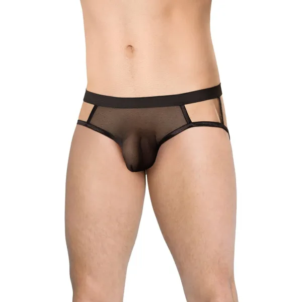 Slip sexy Uomo trasparente e aperto dietro