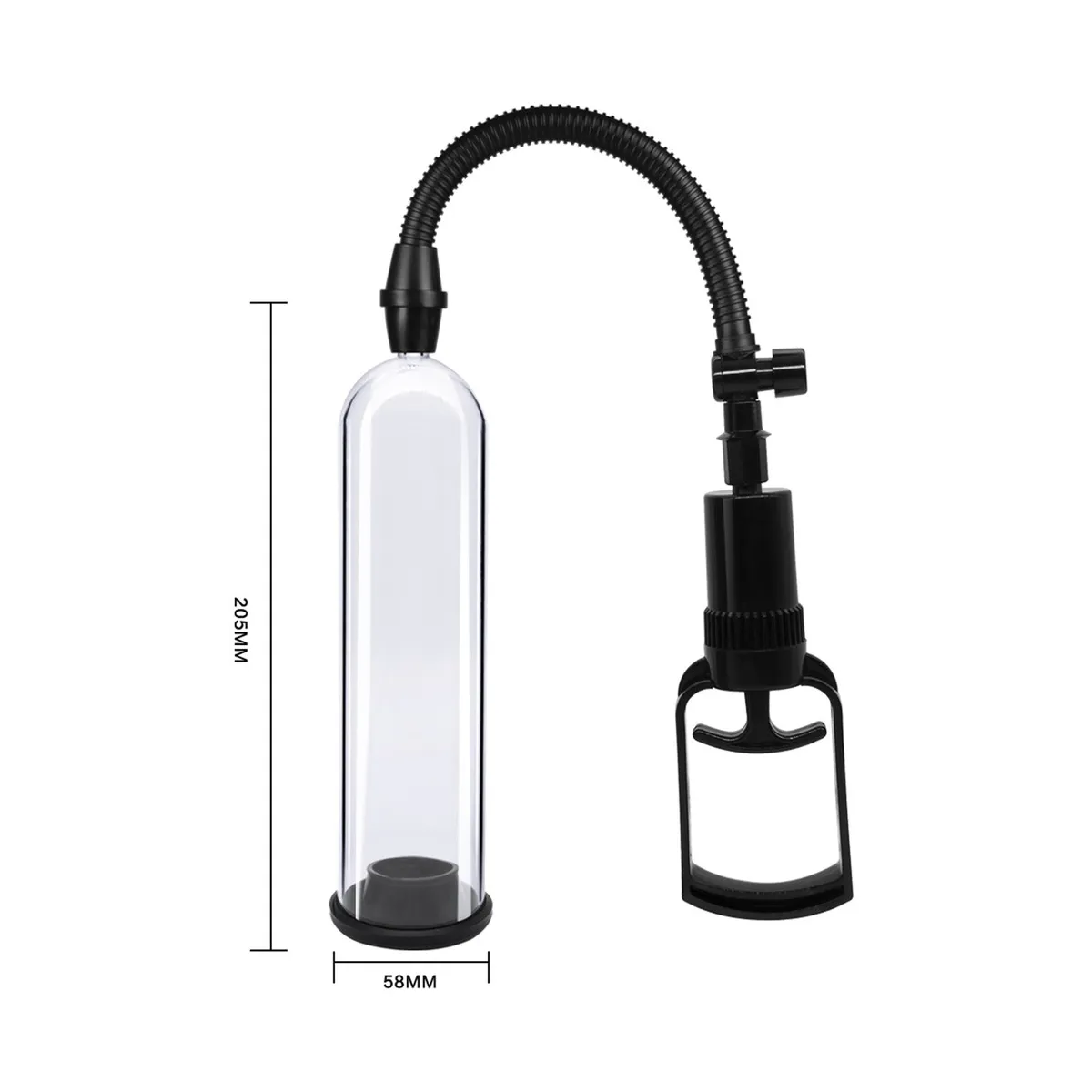 Sviluppatore Pene pompa con 3 anelli fallici