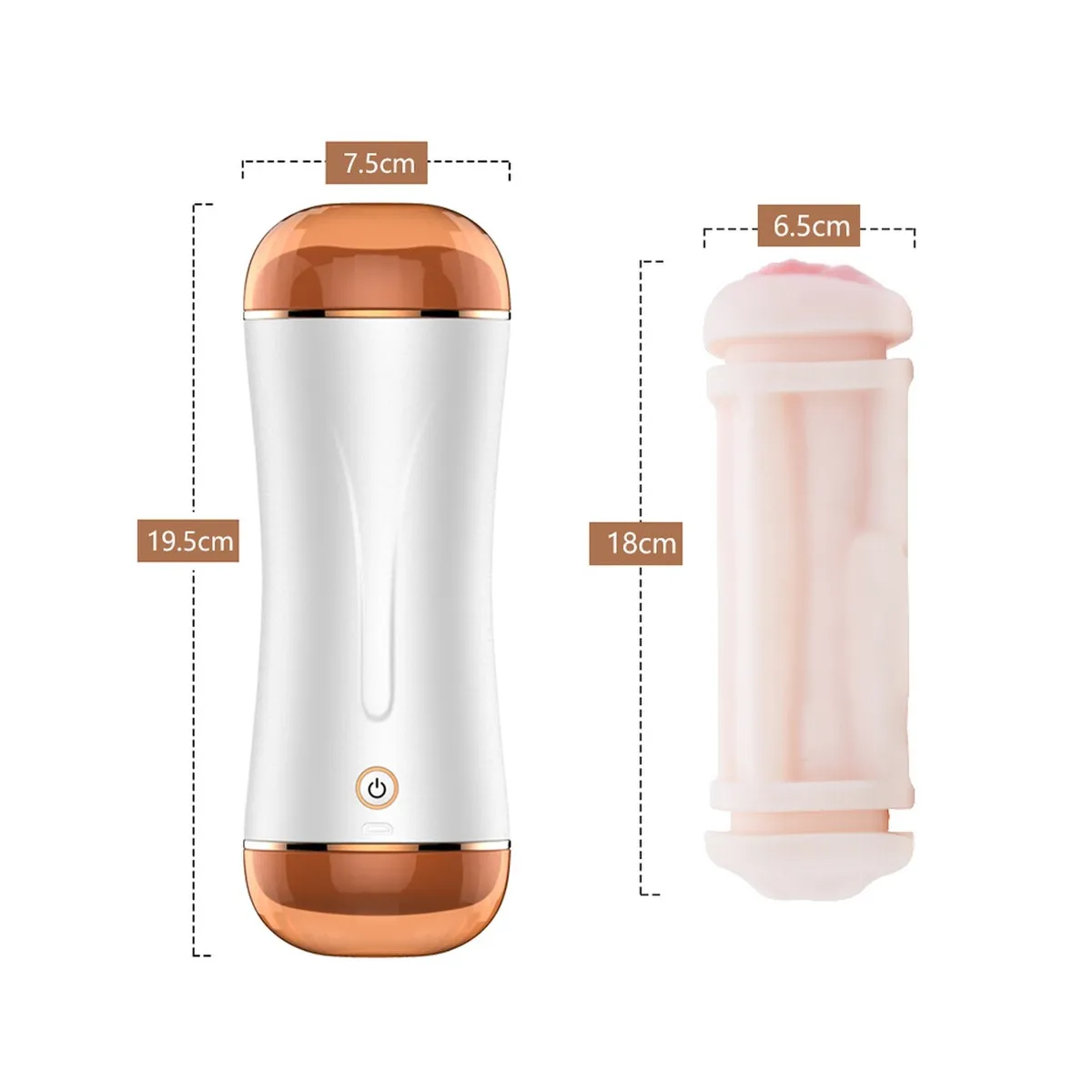 Masturbatore uomo automatico bocca - vagina