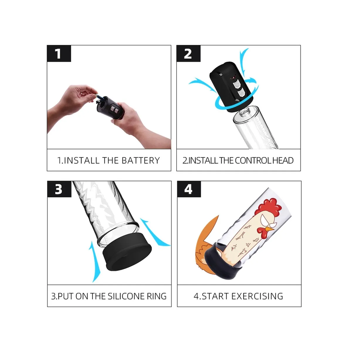 Pompa per Pene Elettrica vacuum