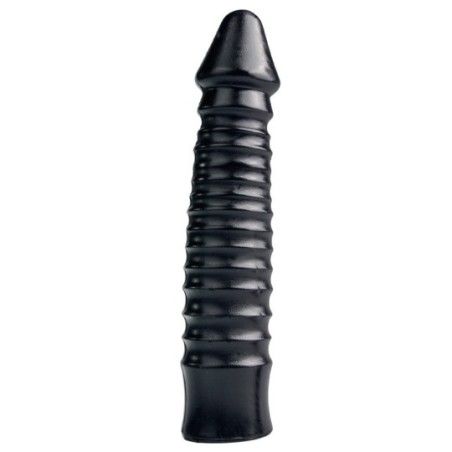 Dildo Anale XL con rilievi 26 cm All Black