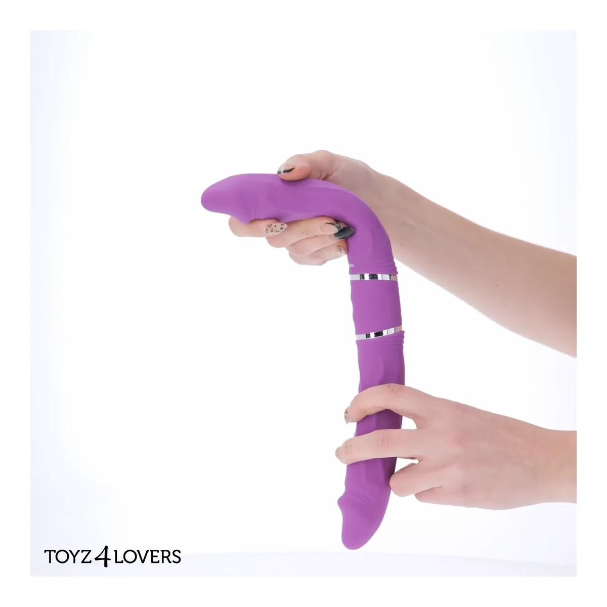 Vibratore realistico doppio Cupid Arrow 35 cm