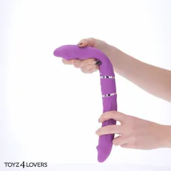 Vibratore realistico doppio Cupid Arrow 35 cm