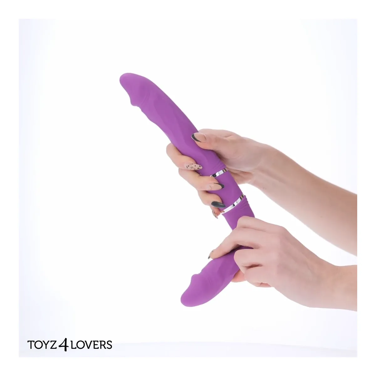 Vibratore realistico doppio Cupid Arrow 35 cm