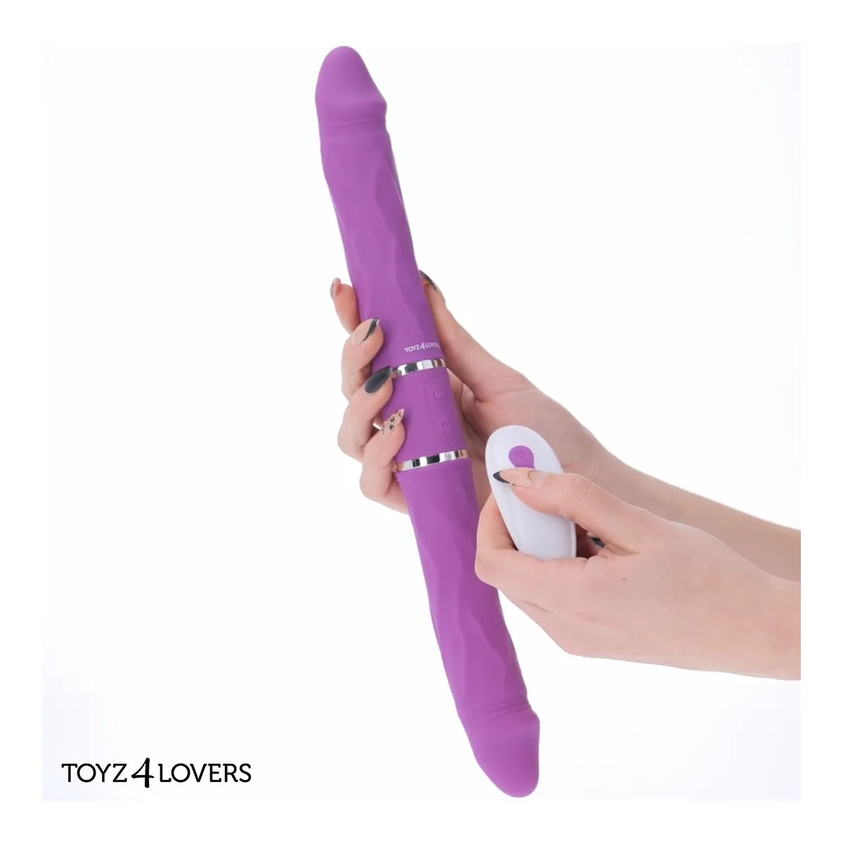 Vibratore realistico doppio Cupid Arrow 35 cm