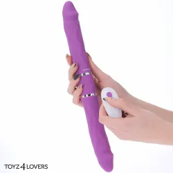 Vibratore realistico doppio Cupid Arrow 35 cm