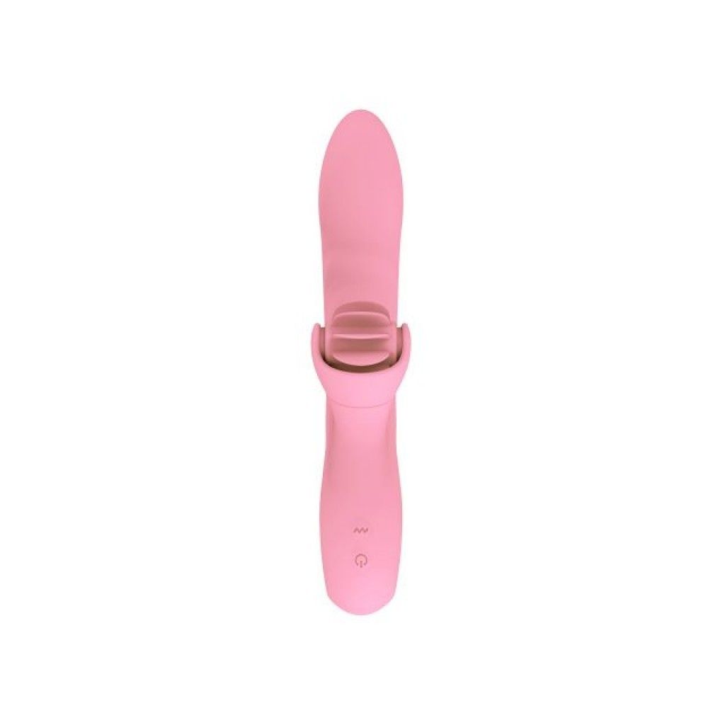 Vibratore rabbit con lingue stimolanti 21 cm